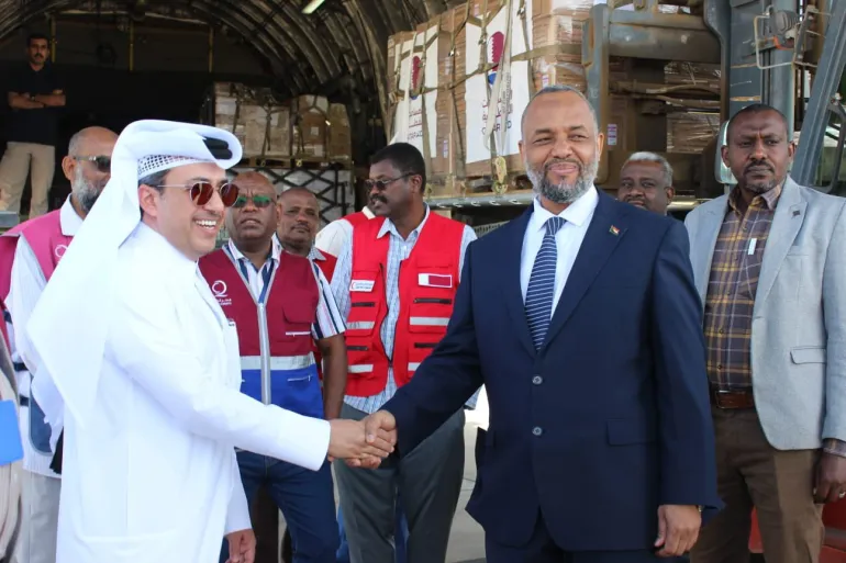 An air bridge to transport aid from Qatar to Sudan