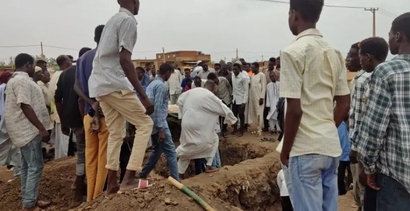 Happening in Khartoum… makeshift graves inside homes and unidentified bodies